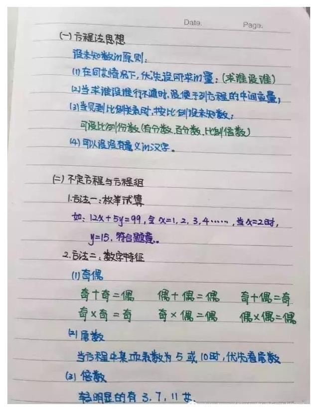 行測公式記不?。繉W(xué)霸幾張筆記就搞定了！