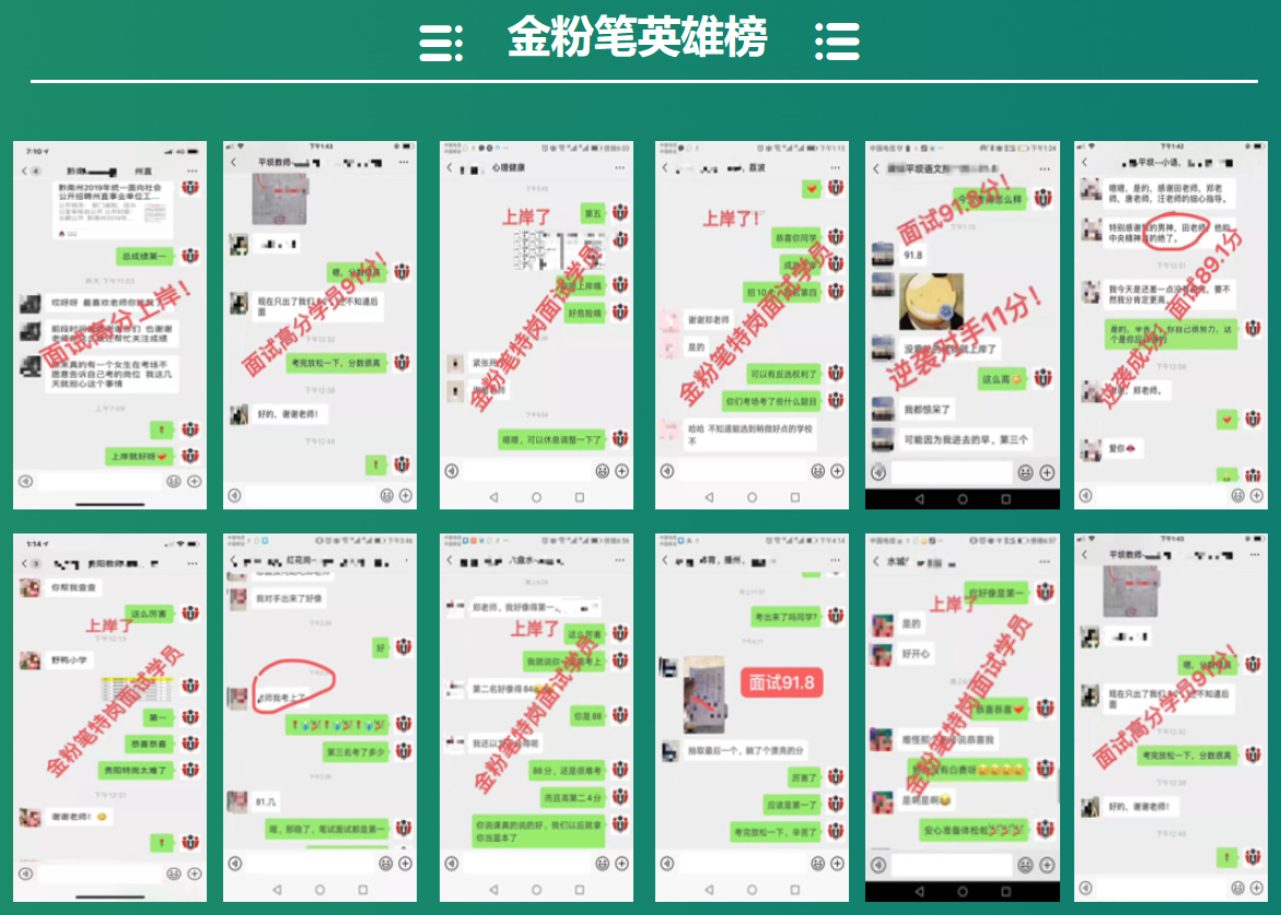 貴陽中小學、幼兒教師招聘成功上岸學員
